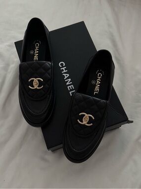 Chanel Turnlock Loafers